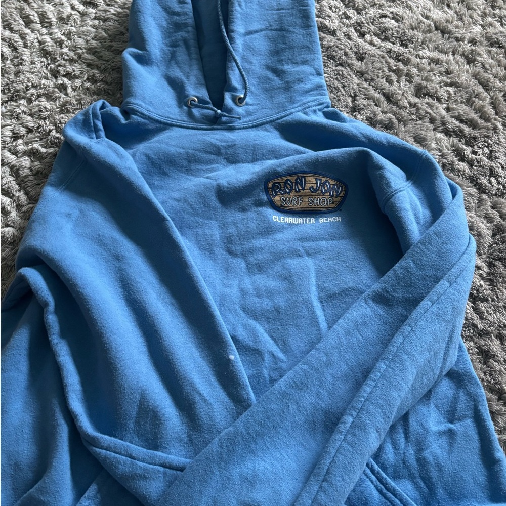 Ron Jon Blue Cowl Neck Sweater